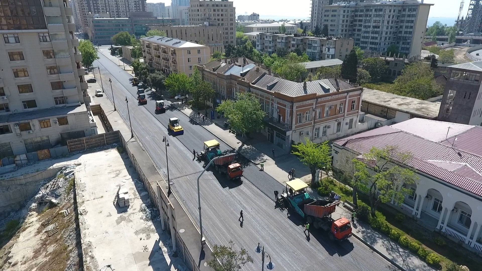 Bakıda yeni yol qovşağı yaradılır (FOTO) - Gallery Image