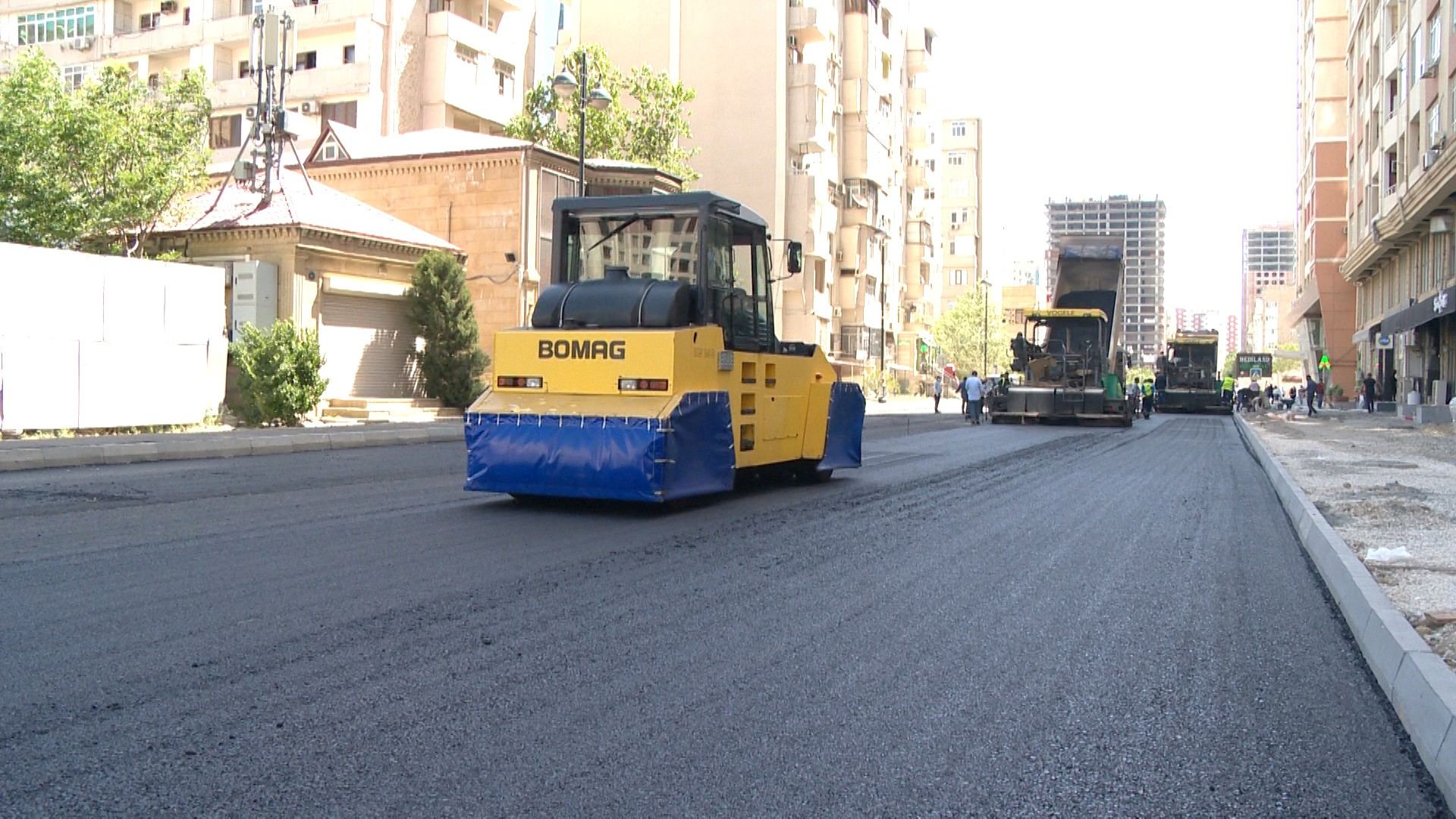 Bakıda yeni yol qovşağı yaradılır (FOTO) - Gallery Image