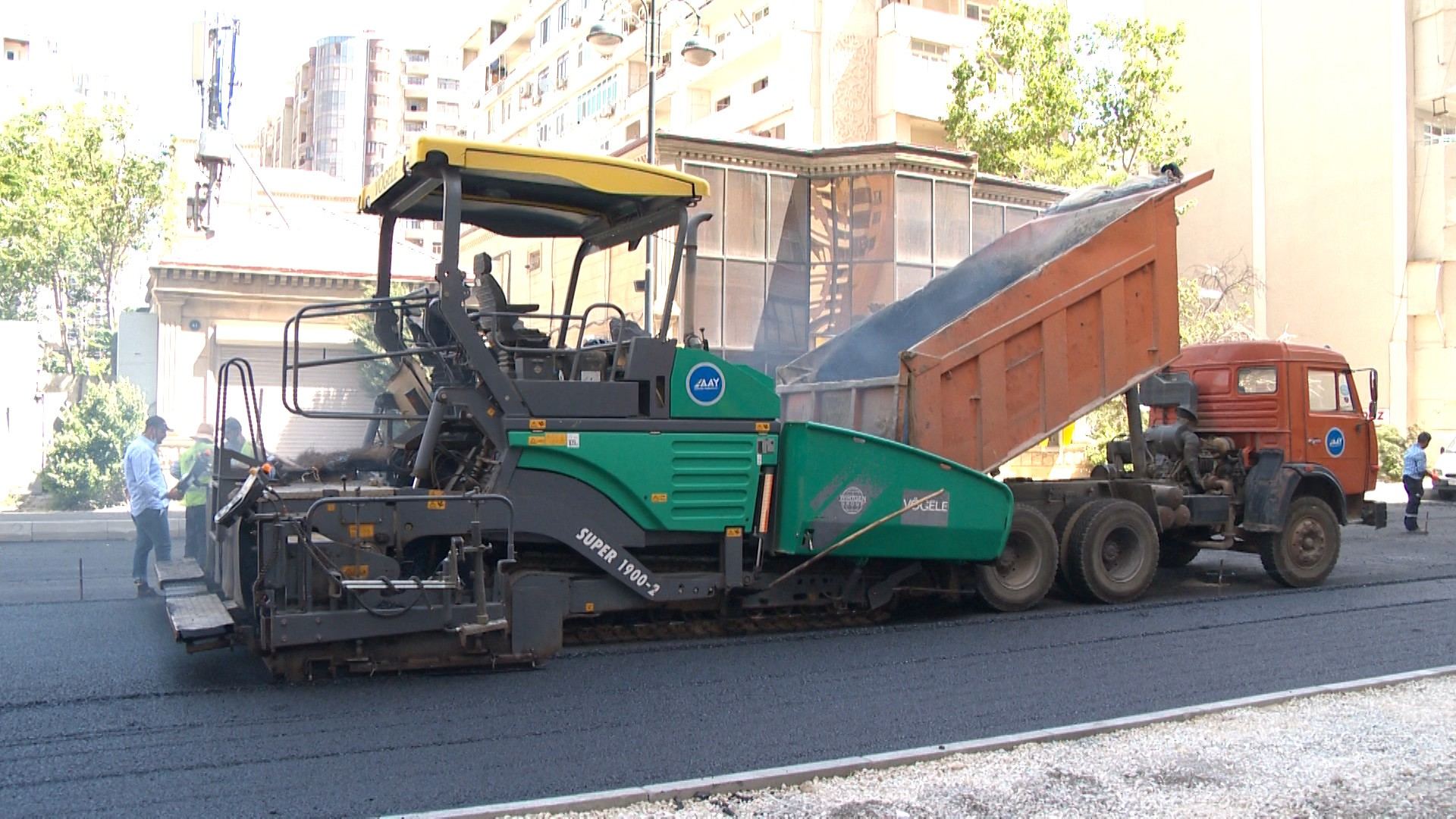 Bakıda yeni yol qovşağı yaradılır (FOTO) - Gallery Image