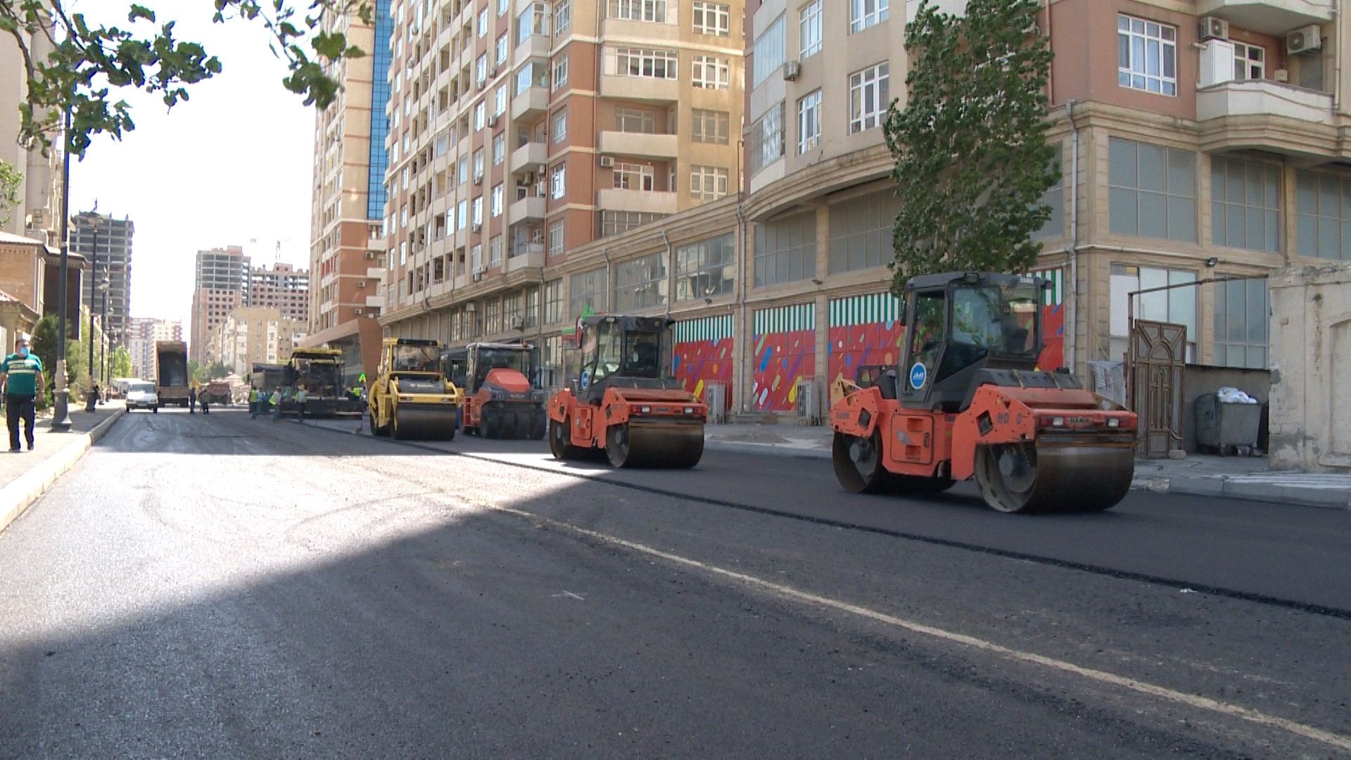 Bakıda yeni yol qovşağı yaradılır (FOTO) - Gallery Image