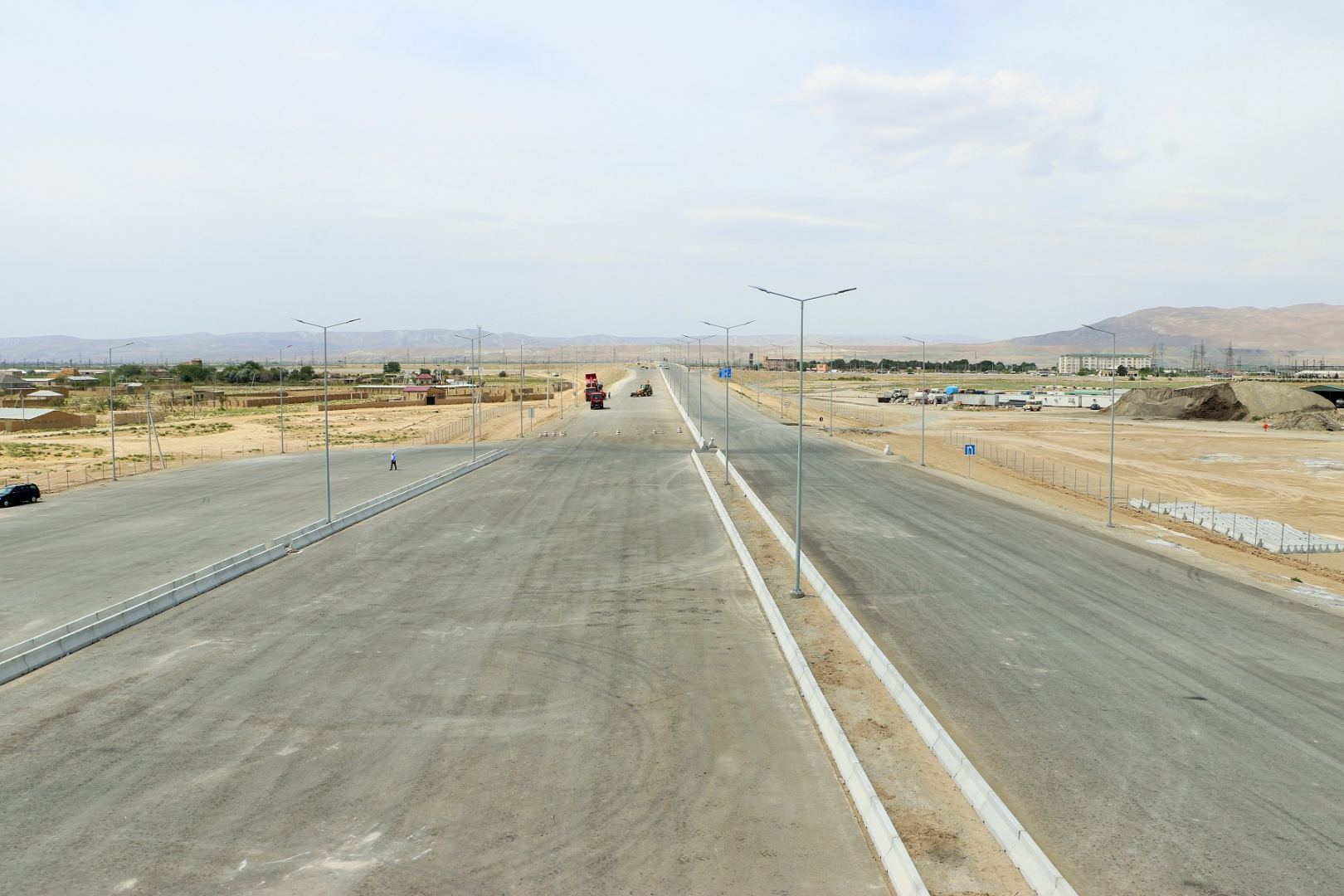 Yeni ödənişli avtomagistralın 30 km-lik hissəsinin tikintisi sona çatır (FOTO) - Gallery Image