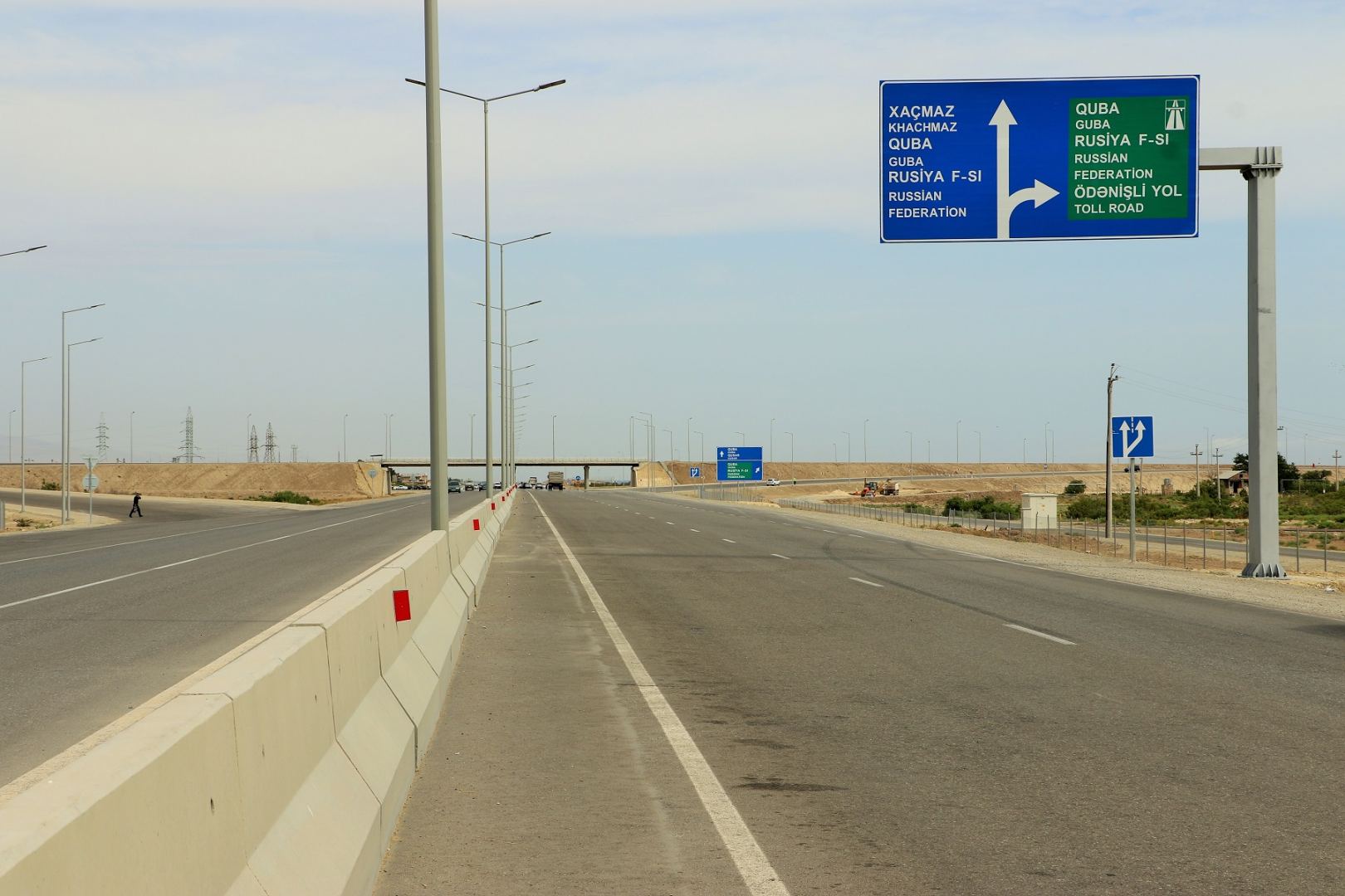 Yeni ödənişli avtomagistralın 30 km-lik hissəsinin tikintisi sona çatır (FOTO) - Gallery Image