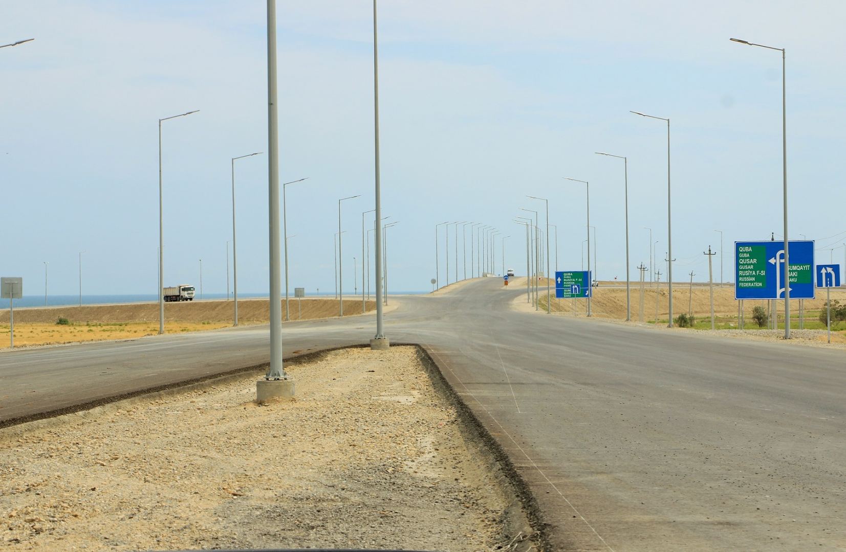 Yeni ödənişli avtomagistralın 30 km-lik hissəsinin tikintisi sona çatır (FOTO) - Gallery Image