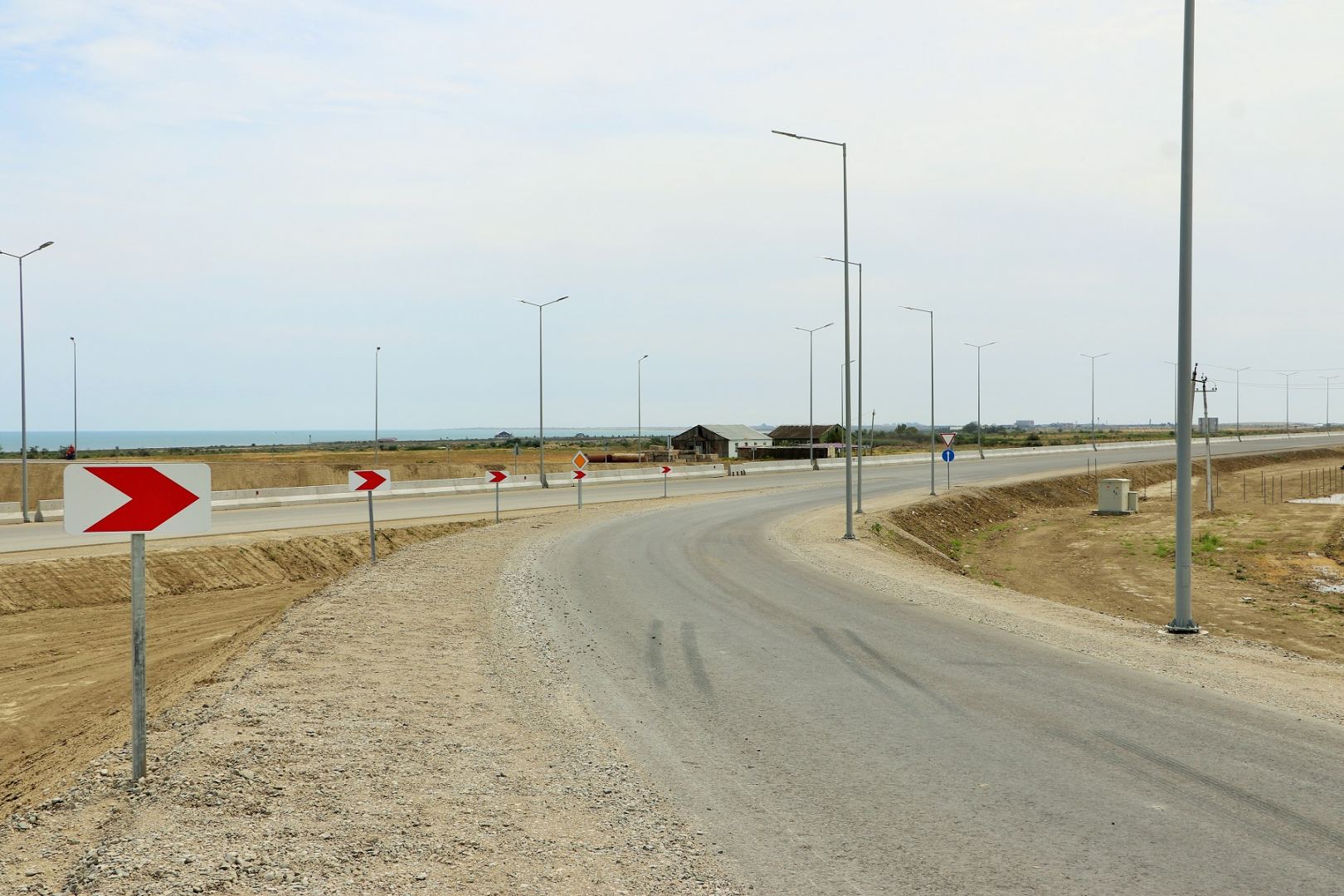 Yeni ödənişli avtomagistralın 30 km-lik hissəsinin tikintisi sona çatır (FOTO) - Gallery Image