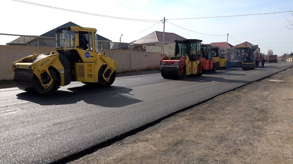 Bakıda 18 km yol yenidən qurulur (FOTO) - Gallery Image