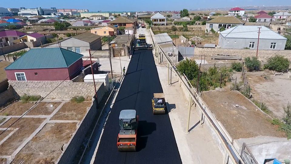 Bakıda 18 km yol yenidən qurulur (FOTO) - Gallery Image