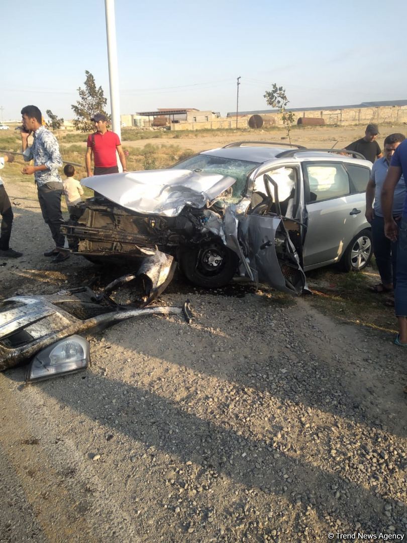 Bakıda ağır yol qəzası: xəsarət alan var (FOTO) - Gallery Image