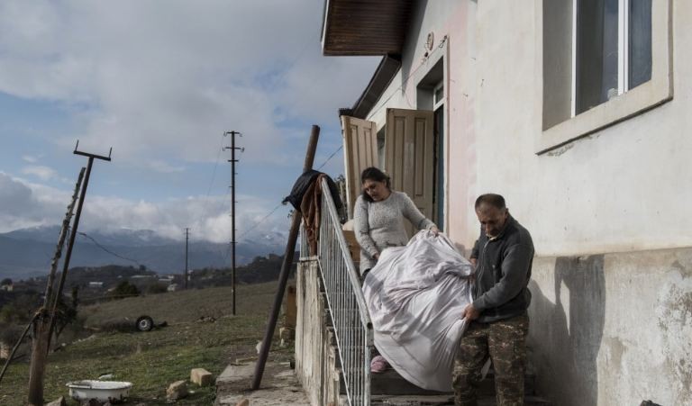 Ermənilər Laçından çıxandamal-qaranı da apardılar (FOTO)