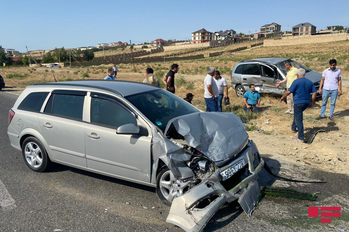 Novxanı-Mazasır yolunda qəza baş verib, xəsarət alanlar var - <span class=