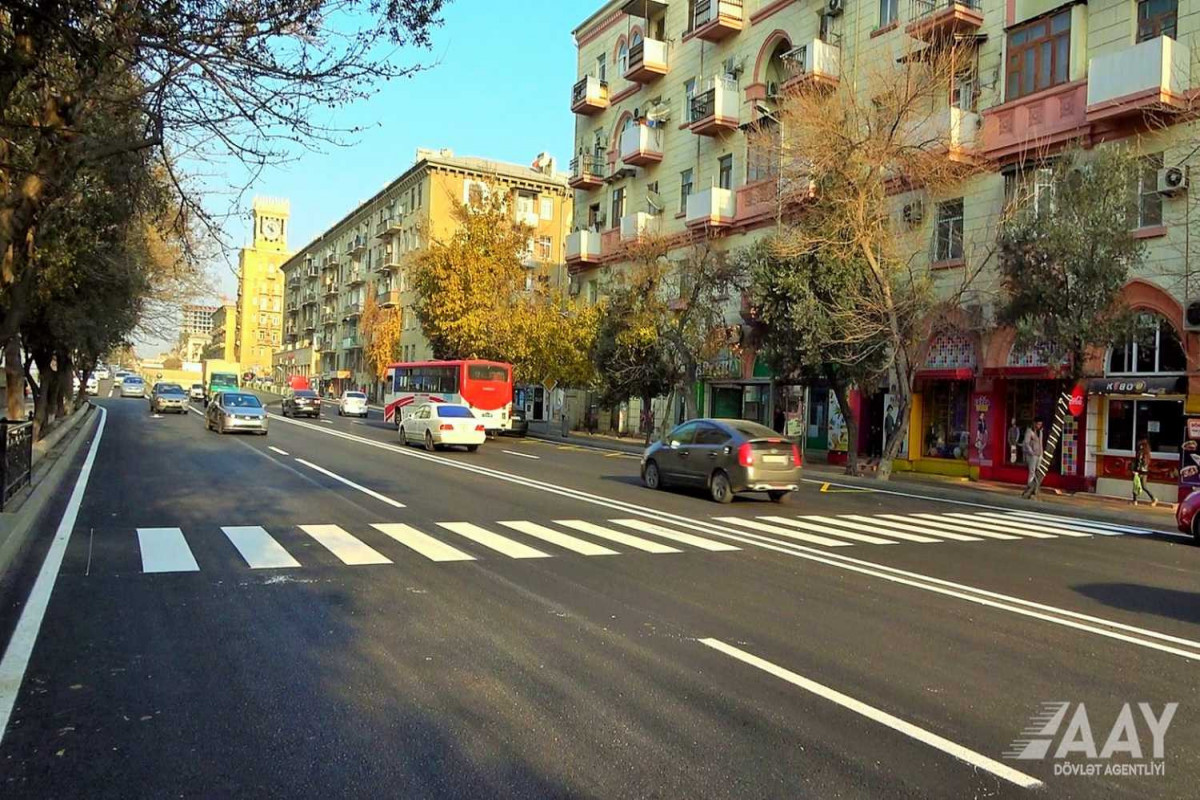 Bakının Ağa Nemətulla küçəsi təmir olunub - FOTO- VİDEO 