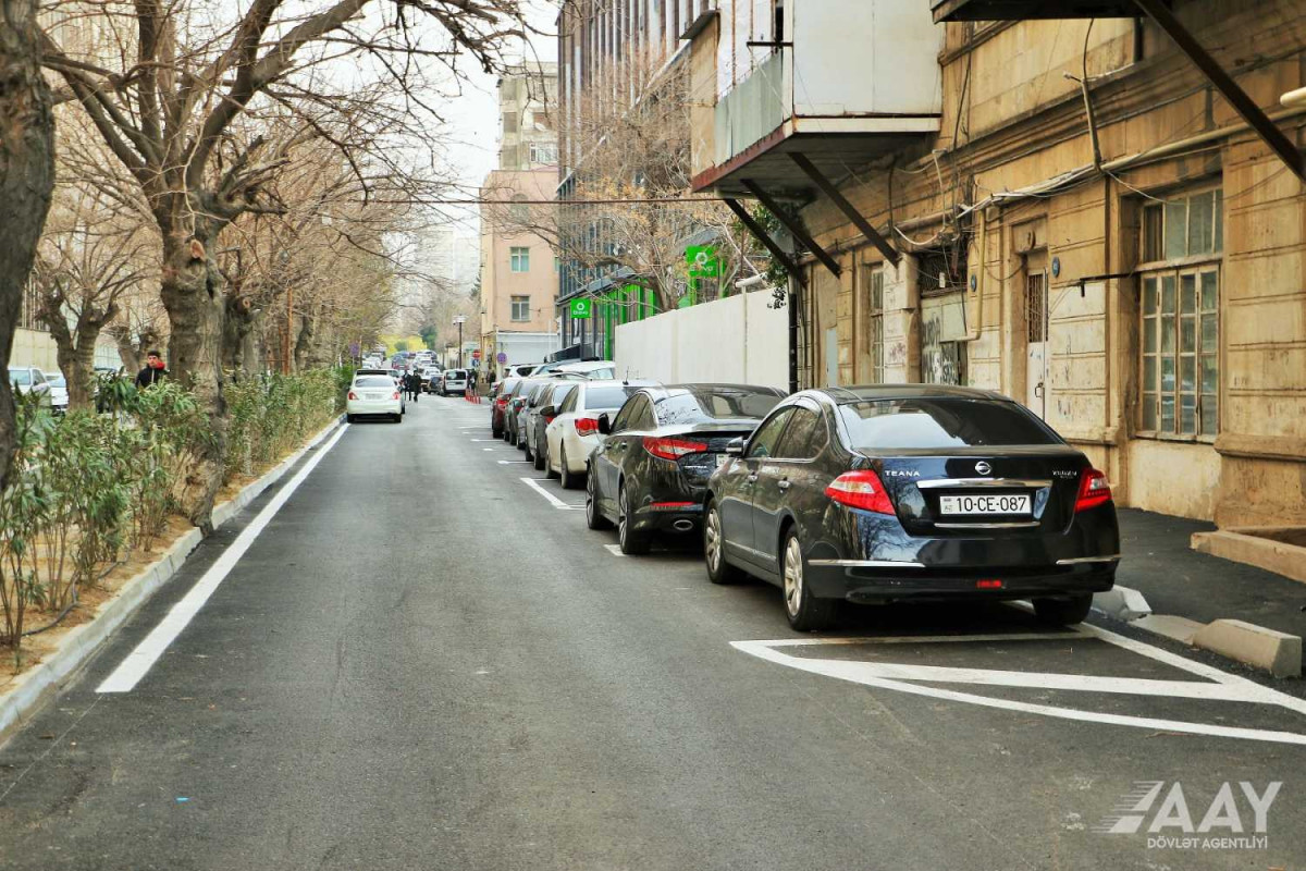 Bakının Qarabağ küçəsi əsaslı təmir olunub- FOTO- VİDEO 