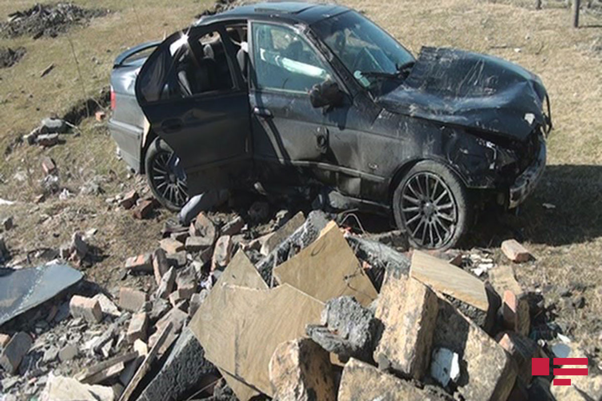 Zaqatalada yol qəzası baş verib, sürücü xəsarət alıb - FOTO 