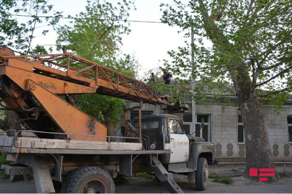 Bərdə, Tərtər və Ağdamda elektrik verilişi dayanıb- FOTO 