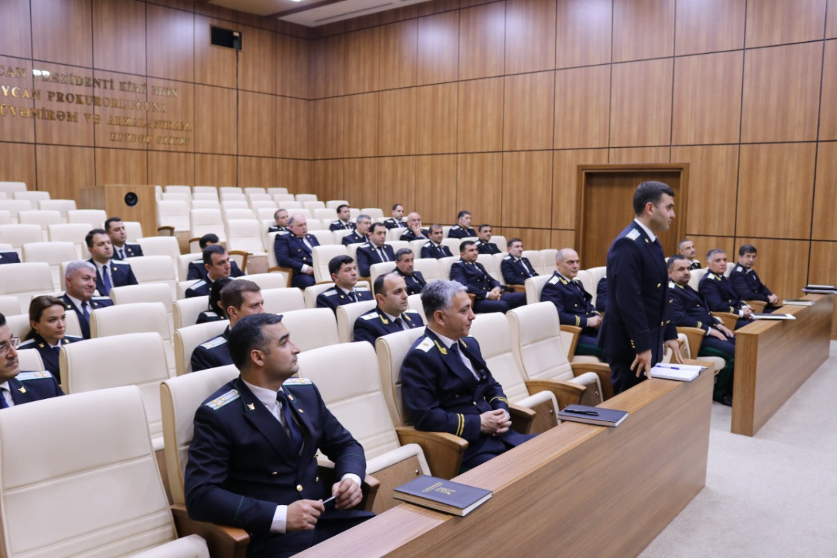 Bakı şəhər prokurorluğunda əməliyyat müşavirəsi keçirilib