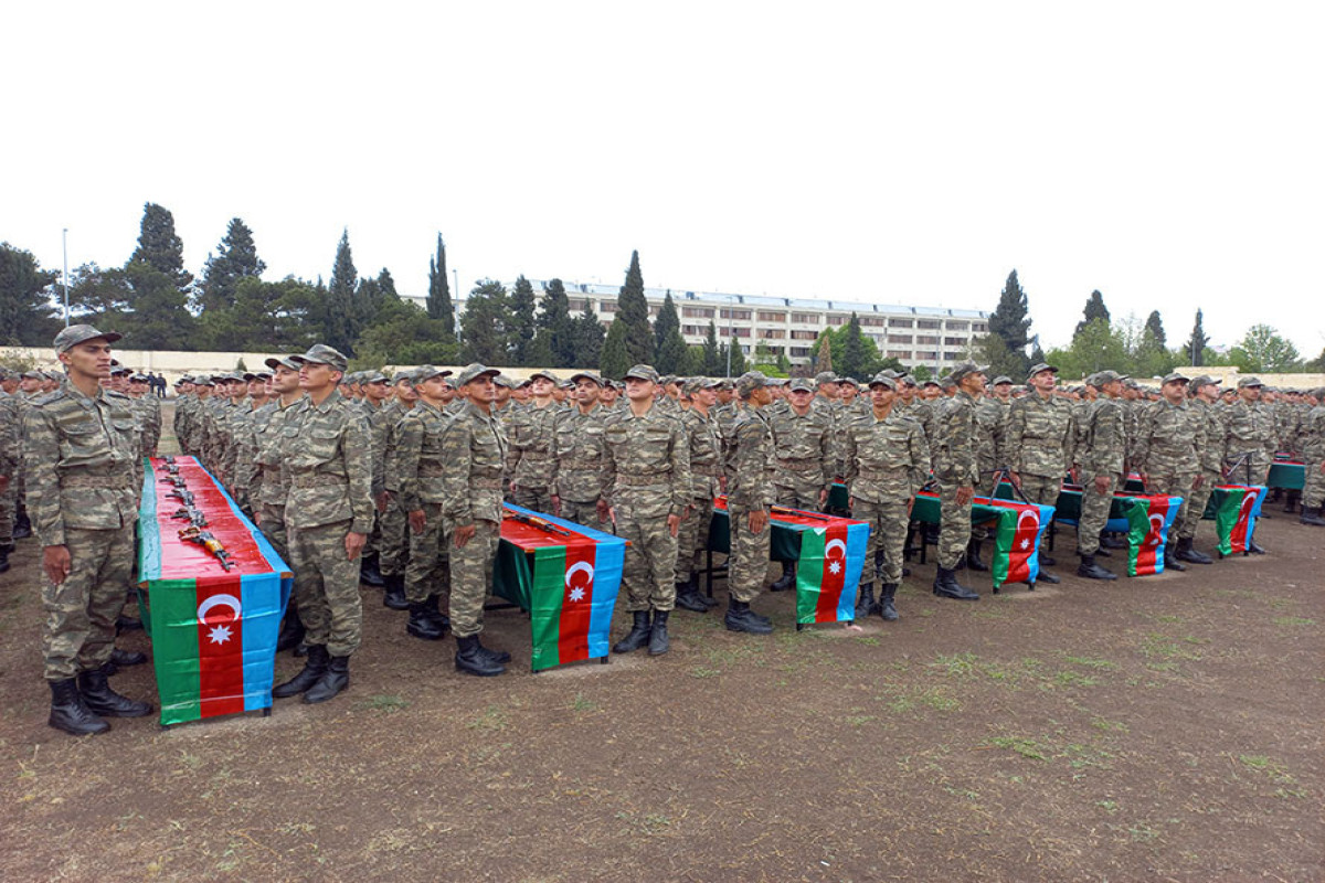 Azərbaycan Ordusunda andiçmə mərasimi keçirilib - FOTO- VİDEO 