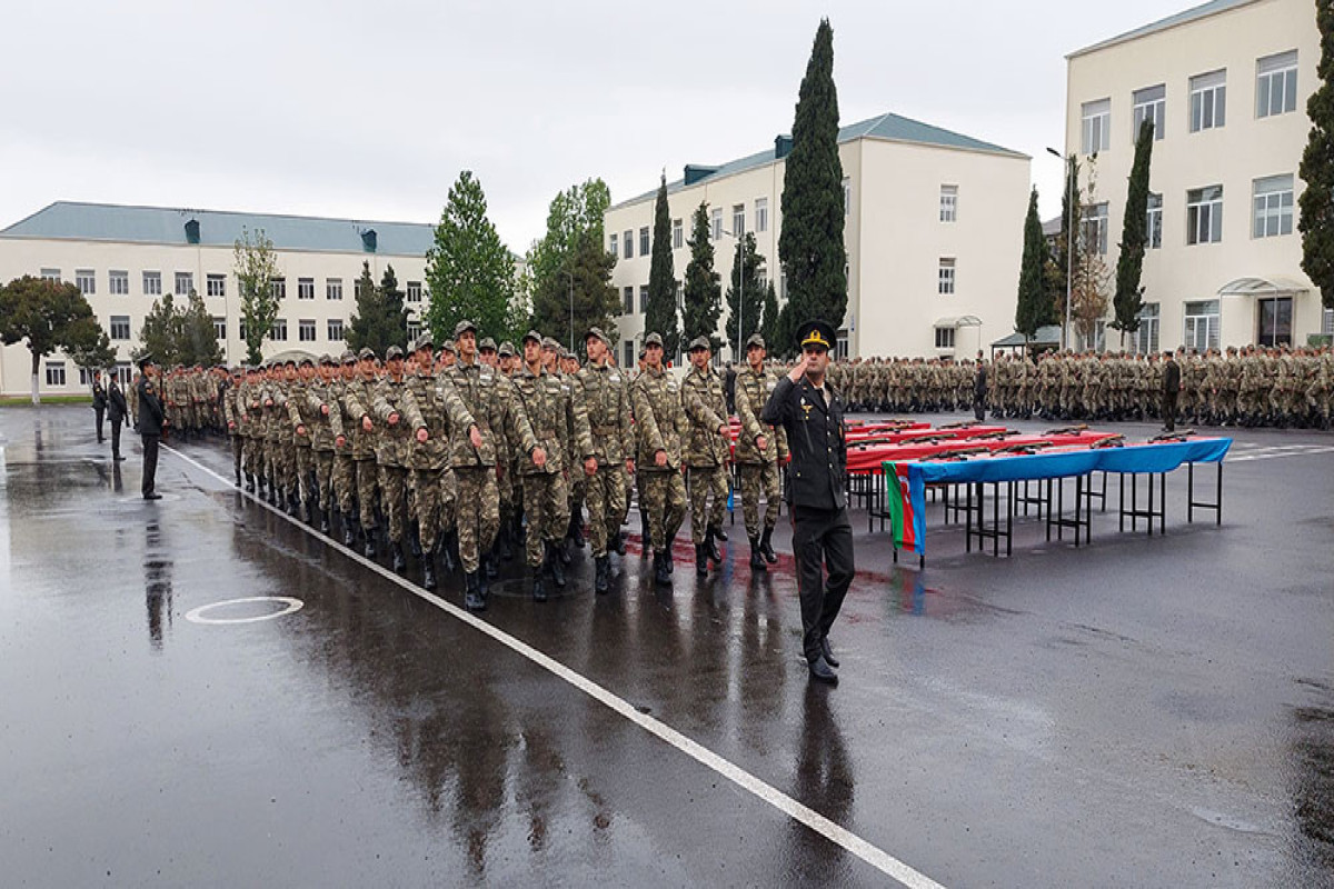 Azərbaycan Ordusunda andiçmə mərasimi keçirilib - FOTO- VİDEO 