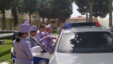 “Yol polisinin gənc köməkçisi” dəstəsi Baş DYP İdarəsinə ekskursiya ediblər - FOTO