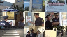 Sumqayıt yol polisi məktəb ərazilərinə nəzarəti gücləndirib - VİDEO - FOTO