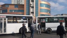 Bakıda sərnişin avtobusu qəza törədib