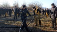 Qubada polislər ağac əkdilər - FOTO