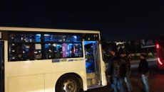 Bakıda sərnişin avtobusları toqquşub - FOTO