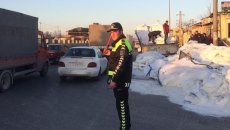 Sabunçuda qəza tıxac yaratdı: yol polisi təcili aradan qaldırdı - FOTO