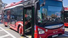 Bakıda “BakuBus” MMC-nin sərnişin avtobusunda tüstülənmə baş verib