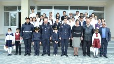 Yol polisiməktəbliləri mükafatlandırdı - FOTO