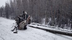 Rusiyada ağır yol qəzası: 3 ölü, 2 yaralı - FOTO