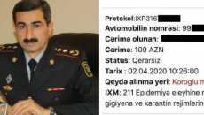 Karantin rejiminə görə sürücülərə 100 manat cərimə yazmağa başladılar:  DYP-dən açıqlama