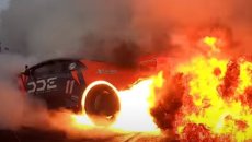 “Lamborghini Huracan”nın drift-şou görüntüləri - VİDEO