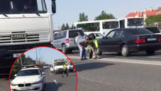 Bakıda maşın iti vurdu, yol polisi hadisə yerinə gəldi və... - FOTO 