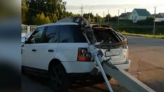 Sərxoş gənclər “Land Rover”i bu hala saldılar – ANBAAN VİDEO 