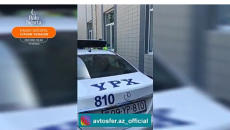 Yol polisləri hamilə qadını xəstəxanaya belə çatdırdı  - VİDEO