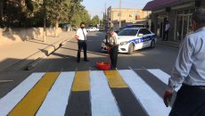 Şəmkirdə yol polisi azyaşlıların təhlükəsizliyi üçün bunları edir  - FOTO