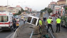 İstanbulda ağır avtomobil qəzası: çox sayda yaralı var  - FOTO