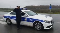 Yol polisləri şəhidlərimizin xatirəsini yad etdi - VİDEO