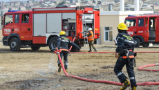 Sumqayıtda yanğın səbəbindən 12 nəfər təxliyə olunub