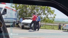 Quba yolunda ağır qəza: Yaralananlar var     - FOTO