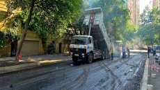 Nəsimi rayonunda beş küçə təmir olunub, digərlərində işlər davam etdirilir   - FOTO