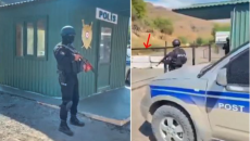 Azərbaycan polisininGorus-Qafan yolundakı postu  - VİDEO