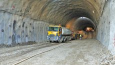 Toğanalı-Kəlbəcər yolu üzərində Murovdağ tunelinin inşası davam etdirilir  - FOTO