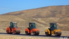 Müasir turizm infrastrukturuna gedən yeni avtomobil yolu inşa edilir - FOTO 