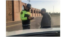 Yol polisi Samuxda reyd keçirib   - FOTO