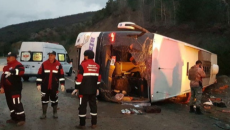 Türkiyədə avtobus aşdı:  ölən və yaralananlar var