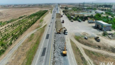 Bakı-Quba yolunda əsaslı təmir-bərpa işlərinə başlanılıb - FOTO - VİDEO 