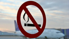 No smoking: təyyarənin göyərtəsində \