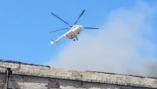 Bakıdakı yanğına helikopter cəlb olundu - VİDEO   - YENİLƏNİB